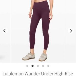Lululemon wunder under high rise
